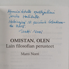 Matti Norri : Omistan, olen - lain filosofian perusteet (... - pikkukuva 3