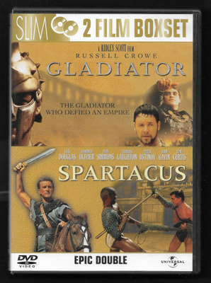 DVD - Gladiator & Spartacus (2 DVD)