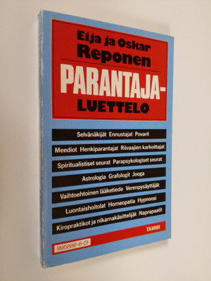 Eija Reponen : Parantajaluettelo