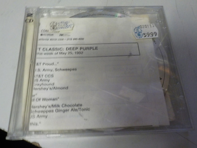 DEEP PURPLE IN CONCERT CD HARVINAINEN LIVE KEIKKA RADIOSHOW