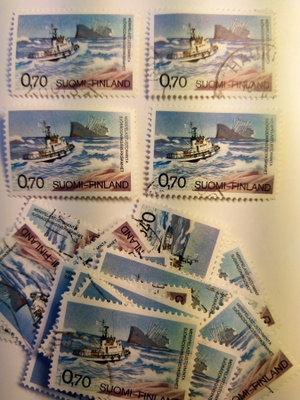 Meripelastustoiminta postimerkki 0,70 markka