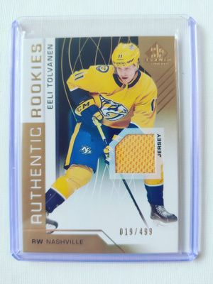 Eeli Tolvanen - 18-19 SPGU Authentic Rookies Jersey /499