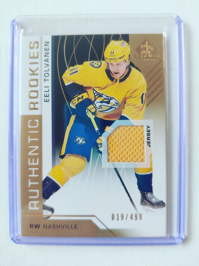 Eeli Tolvanen - 18-19 SPGU Authentic Rookies Jersey /499
