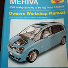 Vauxhall/opel meriva korjaus opas - pikkukuva 1