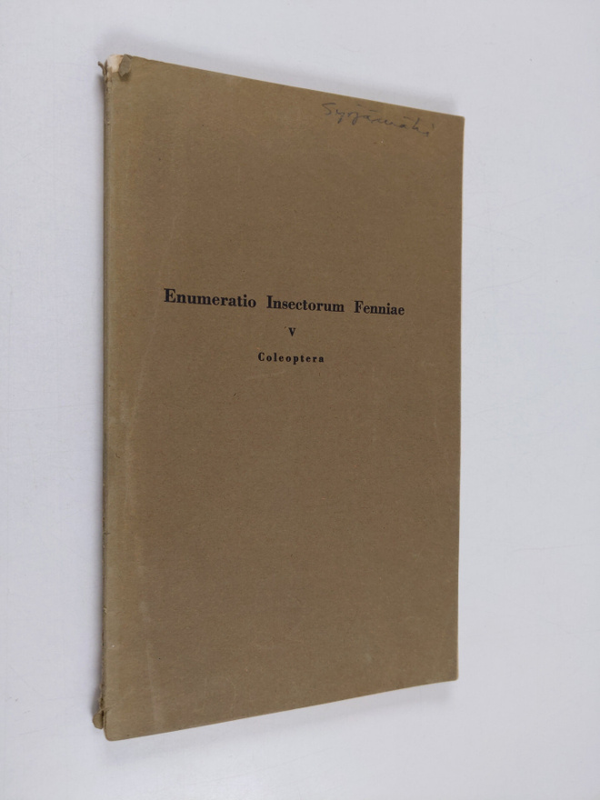 Enumeratio insectorum Fenniae 5 : Coleoptera