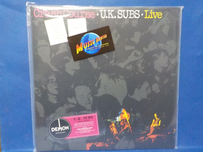 UK SUBS - CRASH COURSE M/M UK 2015 RED VINYL LP