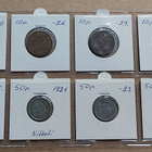 10 penniä 1920 1926 1929 1937 1938 ja 50p. 1921 1923 1940 - pikkukuva 1