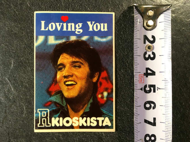 Elvis VHS mainostarra 80-luvulta (Ärrävideo)