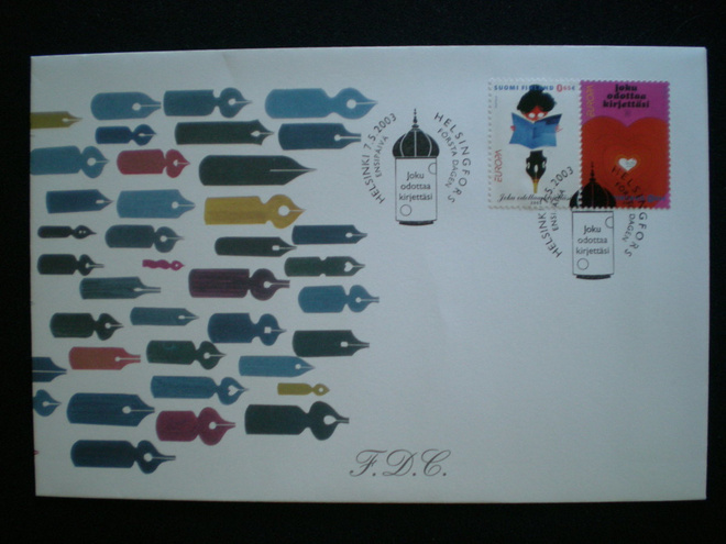 FDC Eurooppa-merkki 7.5.2003 - LaPe 1656-1657