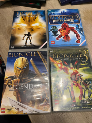 Bionicle DVD-megapaketti 1-4 (Suomidubi)