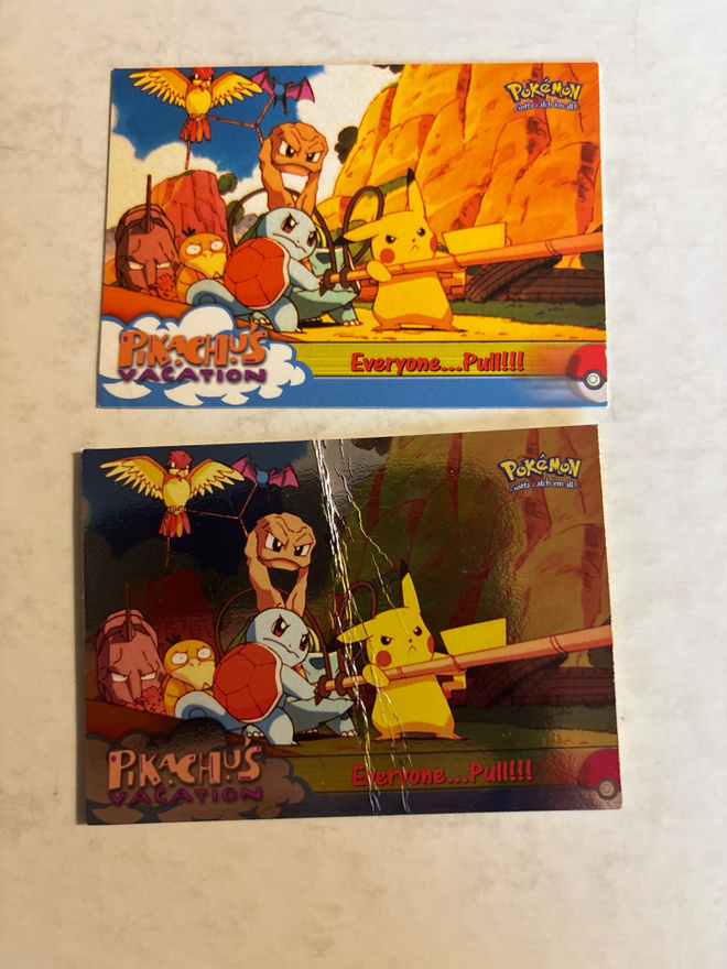 Everyone…Pull!!! Normi + Foil Pokemon 1999 Topps movie