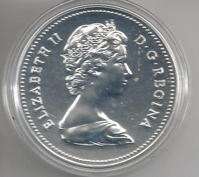 Kanada 1980 1 $ hopeaa proof