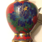 CLOISONNE KORISTE VAASI. PIENI KOKO - pikkukuva 2