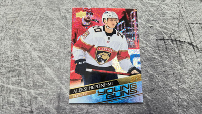 Aleksi Heponiemi 2020-21 Young Guns Speckled Rainbow