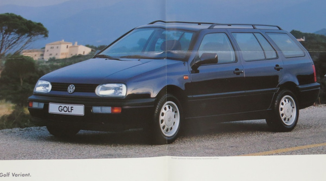 1993 VW Golf Variant esite - KUIN UUSI - suomalainen