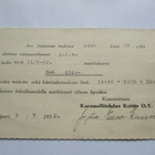 1932 Viipuri Karamellitehdas Koitto liikekortti - pikkukuva 2