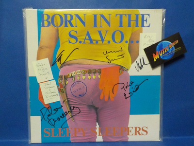 SLEEPY SLEEPERS - BORN IN THE SAVO EX+/EX+ + NIMMARIT LP