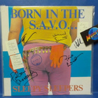 SLEEPY SLEEPERS - BORN IN THE SAVO EX+/EX+ + NIMMARIT LP - pikkukuva 1