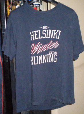 T paita - Helsinki Winter Running y.m. (koko 50C+/XL)
