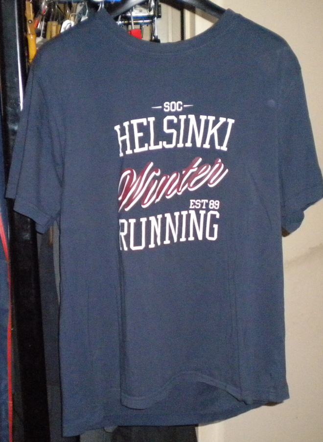 T paita - Helsinki Winter Running y.m. (koko 50C+/XL)