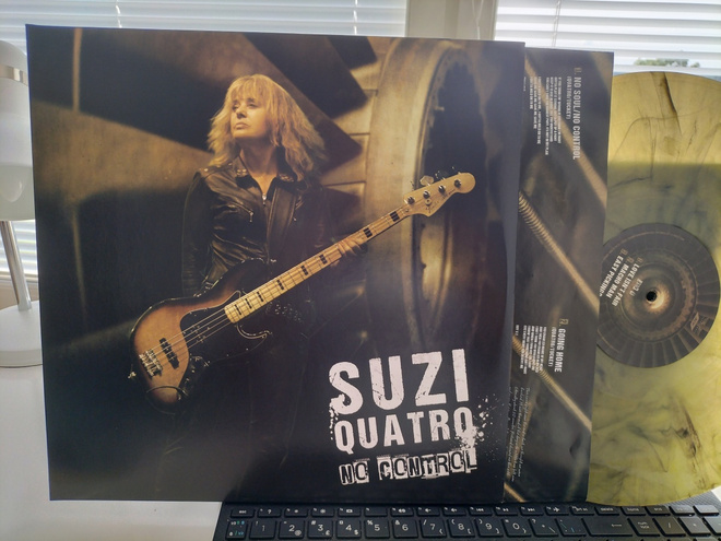 SUZI QUATRO, No control, 2LP + CD GER -19  UPEA KUNTO !!