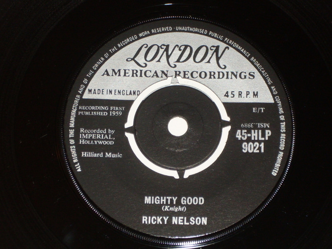 7" RICKY NELSON - Mighty Good - single 1959 rockabilly EX