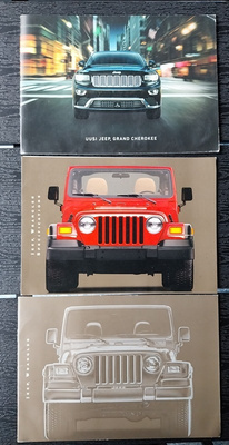 JEEP esitteitä 7 kpl JEEP