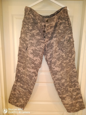ACU Naamiointi Fire Resisistant Large Waist Regular Length