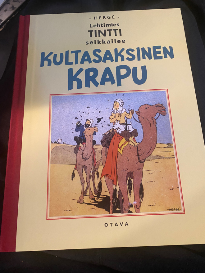 Lehtimies Tintti seikkailee: Kultasaksinen krapu