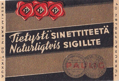 Paulig. Tietysti Sinetti teetä   b518