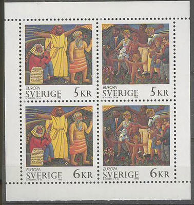 Ruotsi Mi H-Bl 229 ++ vihkolehti