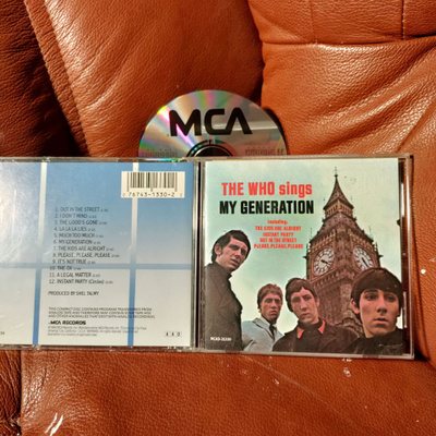 THE WHO -Sings my generation CD.