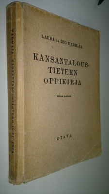 Laura Harmaja : Kansantaloustieteen oppikirja