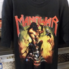 MANOWAR RARE ORKKIS VANHA KIERTUE T-PAITA VUODELTA 1997 - pikkukuva 1