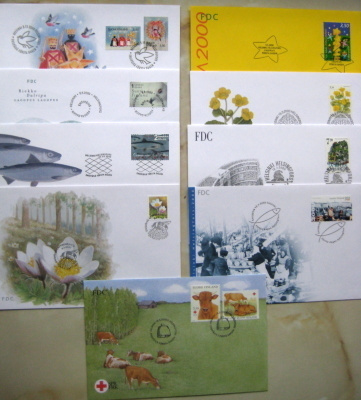 2000 FDC .9 Kpl.tta  hyvä erä (47)