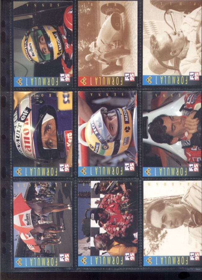 ååku . FORMULA 1 .  6 keräilykuvaa .