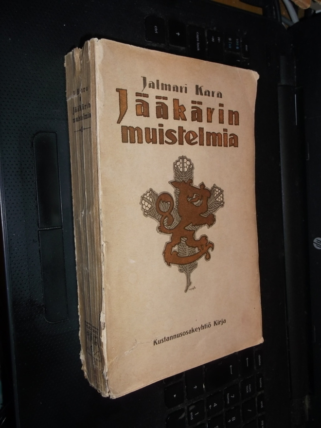 Jalmari Kara  :  Jääkärin muistelmia ( 1 p. 1918 ) sis. post