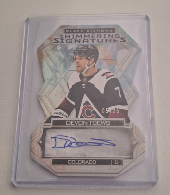 2022-23 Upper Deck Black Diamond - Shimmering Signatures Spe