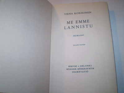 Viena Korhonen Me emme lannistu
