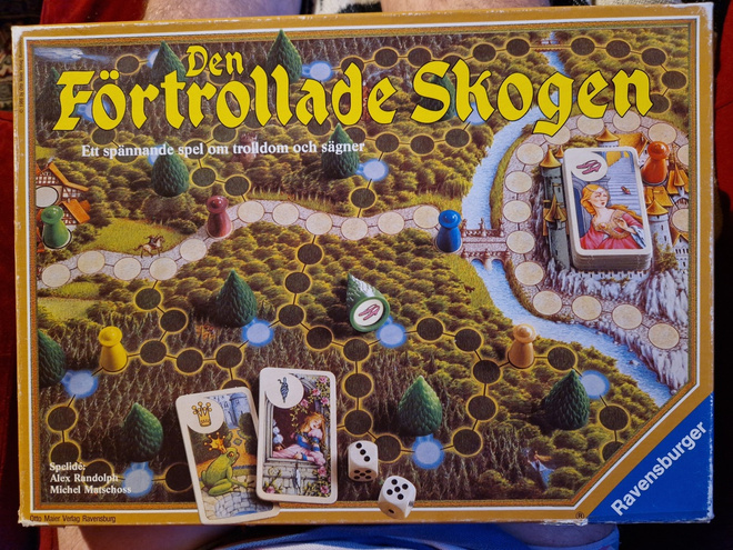 Den Förtrollade Skogen/ Satumaa vintage lautapeli