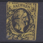 Saksa Reich Saksi 1851 Mi 6 - pikkukuva 1