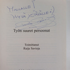 Raija (toim.) Savioja : Työn suuret persoonat (signeeratt... - pikkukuva 3