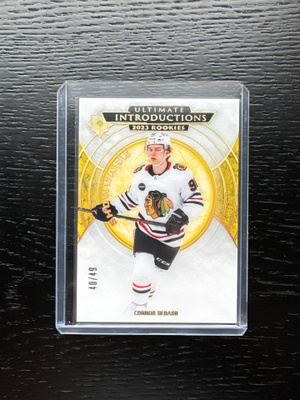 2023-24 Ultimate Introductions Gold #UI98 Connor Bedard /49