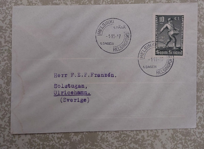 1947  Maanviljelysseurat FDC