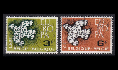 Belgia 1253-4 o Europa (1961)