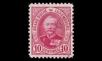 Luxemburg 57A o Suurherttua Adolf 10 C (11½) (1891)