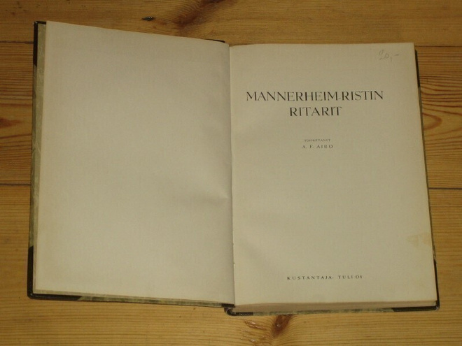 Mannerheim-ristin ritarit AF Airo -52, myöntöperusteet kuvin