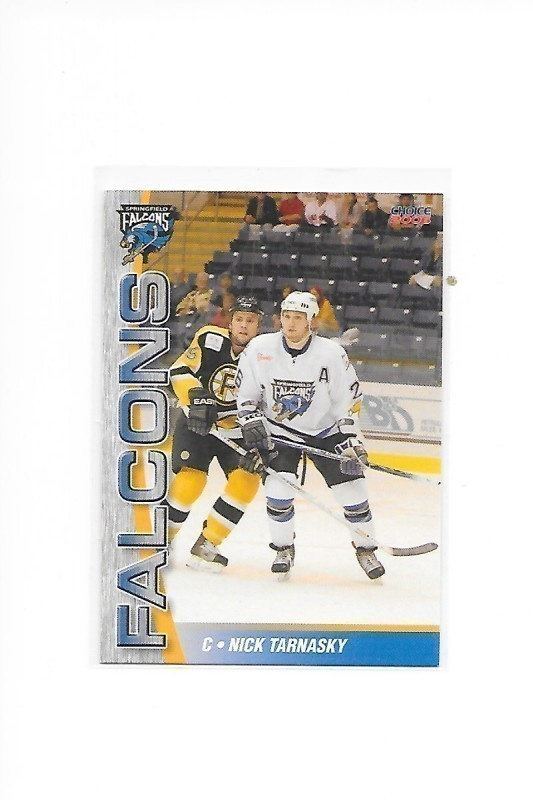 2005-06 Springfield Falcons #17 Nick Tarnasky Gooni farmi