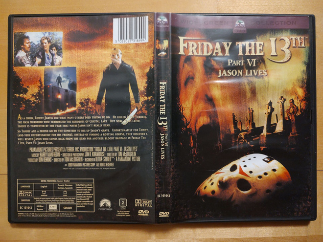 Friday the 13th Part VI: Jason Lives DVD