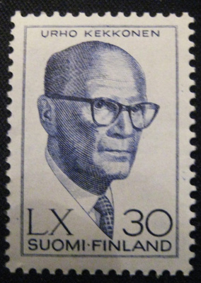 Urho Kekkonen** 30.9.1986 (loo)
